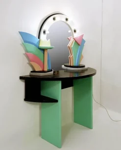 Pamono Mid-Century Modern Lacquered Wood Dressing Table, 1960s Best