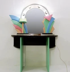 Pamono Mid-Century Modern Lacquered Wood Dressing Table, 1960s Best
