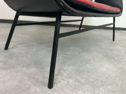 Pamono Mid-Century Modern Leather Seating Group by Gastone Rinaldi, 1970s, Set of 4 Clearance