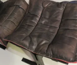 Pamono Mid-Century Modern Leather Siesta Chair with Ottoman by Ingmar Relling, Set of 2 Hot