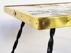 Pamono Mid-Century Modern Mosaic Table, 1950s Discount