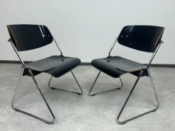 Pamono Mid-Century Modern No. 614/3 Dining Chairs attributed to Klaus Franck for Wilkhahn, 1970s, Set of 4 Online