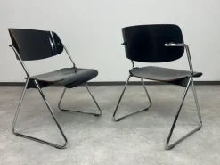 Pamono Mid-Century Modern No. 614/3 Dining Chairs attributed to Klaus Franck for Wilkhahn, 1970s, Set of 4 Online