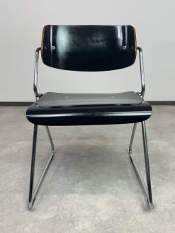 Pamono Mid-Century Modern No. 614/3 Dining Chairs attributed to Klaus Franck for Wilkhahn, 1970s, Set of 4 Online