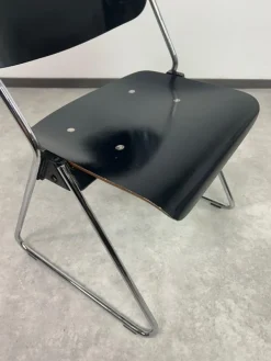 Pamono Mid-Century Modern No. 614/3 Dining Chairs attributed to Klaus Franck for Wilkhahn, 1970s, Set of 4 Online