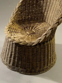 Pamono Mid-Century Modern Rattan Terrasse Summer Set, France, 1950s, Set of 4 Online