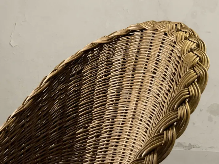 Pamono Mid-Century Modern Rattan Terrasse Summer Set, France, 1950s, Set of 4 Online