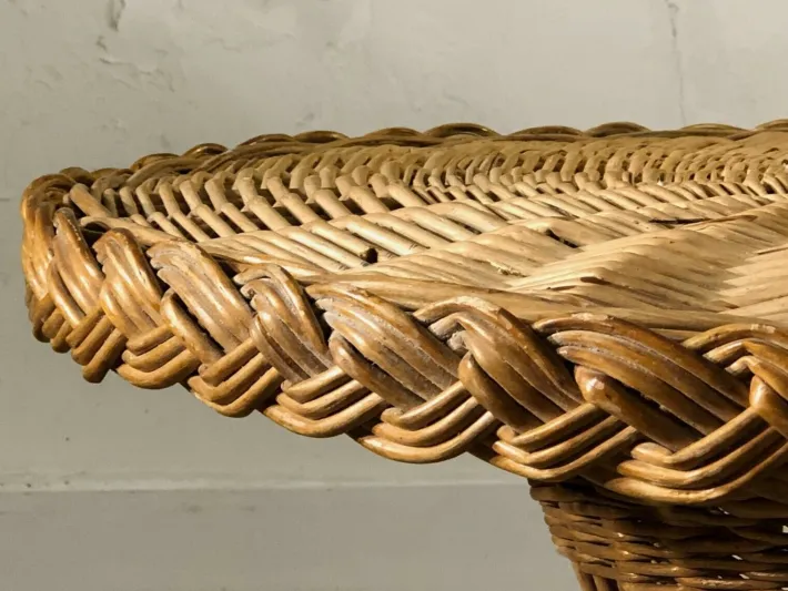 Pamono Mid-Century Modern Rattan Terrasse Summer Set, France, 1950s, Set of 4 Online