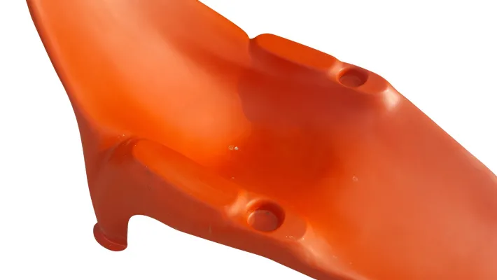 Pamono Mid-Century Modern Red Pool Lounger Sale