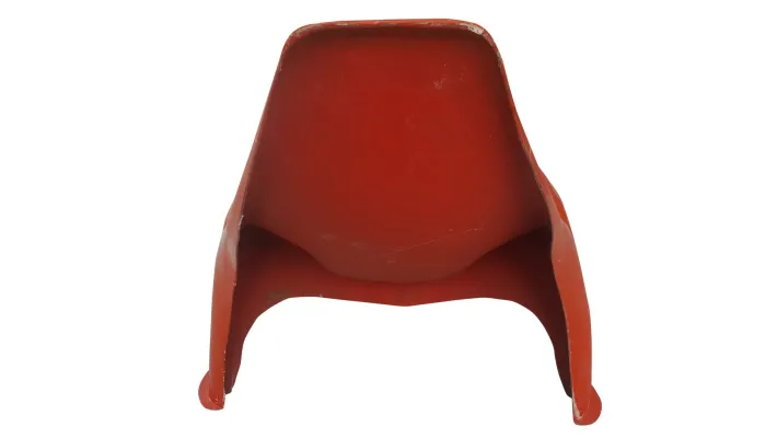 Pamono Mid-Century Modern Red Pool Lounger Sale