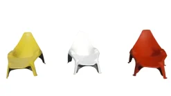 Pamono Mid-Century Modern Red Pool Lounger Sale