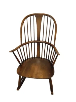 Pamono Mid-Century Modern Rocking Chair attributed to Lucian Ercolani for Ercol Online