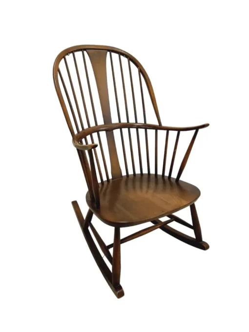 Pamono Mid-Century Modern Rocking Chair attributed to Lucian Ercolani for Ercol Online