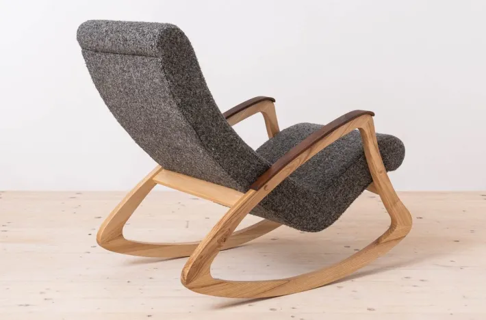 Pamono Mid-Century Modern Rocking Chair, 1950s
