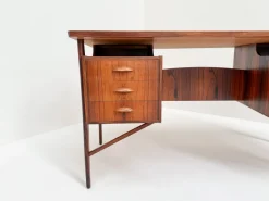 Pamono Mid-Century Modern Rosewood Desk by Svend Åge Madsen, Denmark, 1960s