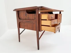 Pamono Mid-Century Modern Rosewood Desk by Svend Åge Madsen, Denmark, 1960s