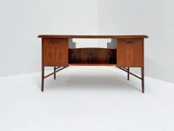 Pamono Mid-Century Modern Rosewood Desk by Svend Åge Madsen, Denmark, 1960s