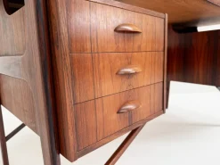 Pamono Mid-Century Modern Rosewood Desk by Svend Åge Madsen, Denmark, 1960s