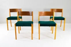 Pamono Mid-Century Modern Scandinavian Chairs in the style of Cadovius Pia by Poul Cadovius, 1950s, Set of 4 Outlet