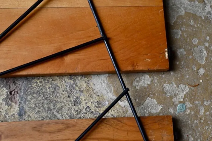 Pamono Mid-Century Modern String Shelf, 1950s Clearance