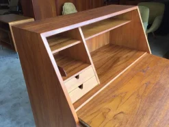 Pamono Mid-Century Modern Swedish Teak Secretary Writing Desk by Arne Wahl Iversen Best