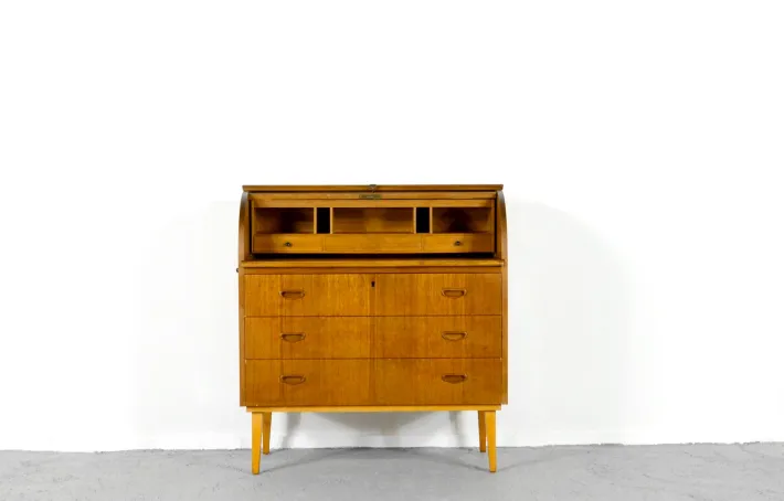 Pamono Mid-Century Modern Swedish Teak Cabinet by Egon Ostergaard, 1960s Sale