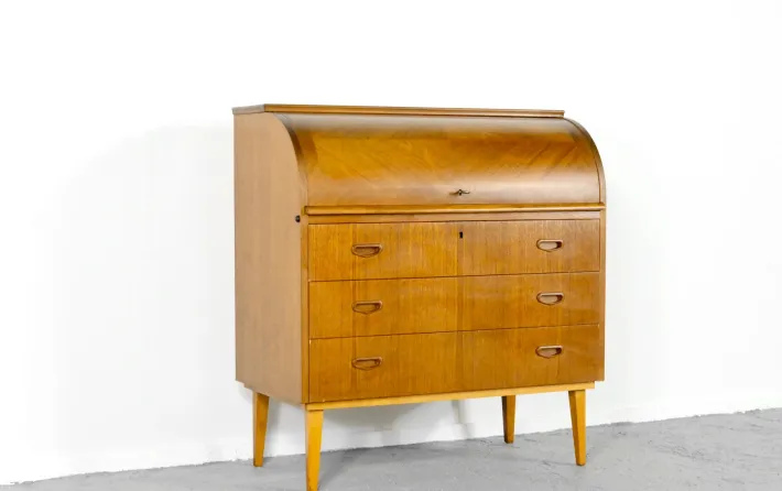 Pamono Mid-Century Modern Swedish Teak Cabinet by Egon Ostergaard, 1960s Sale