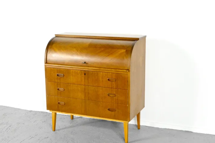 Pamono Mid-Century Modern Swedish Teak Cabinet by Egon Ostergaard, 1960s Sale