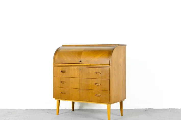 Pamono Mid-Century Modern Swedish Teak Cabinet by Egon Ostergaard, 1960s Sale
