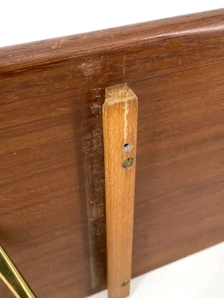 Pamono Mid-Century Modern Teak and Brass Key Console, 1950s Hot