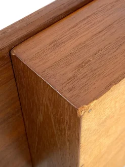 Pamono Mid-Century Modern Teak and Brass Key Console, 1950s Hot