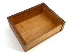 Pamono Mid-Century Modern Teak and Brass Key Console, 1950s Hot