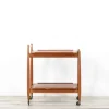 Pamono Mid-Century Modern Teak Cocktail Trolley from White & Newton New