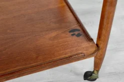 Pamono Mid-Century Modern Teak Cocktail Trolley from White & Newton New