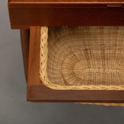 Pamono Mid-Century Modern Teak Sewing Table by Ejvind Johannson for FDB Mobler, 1960s Best