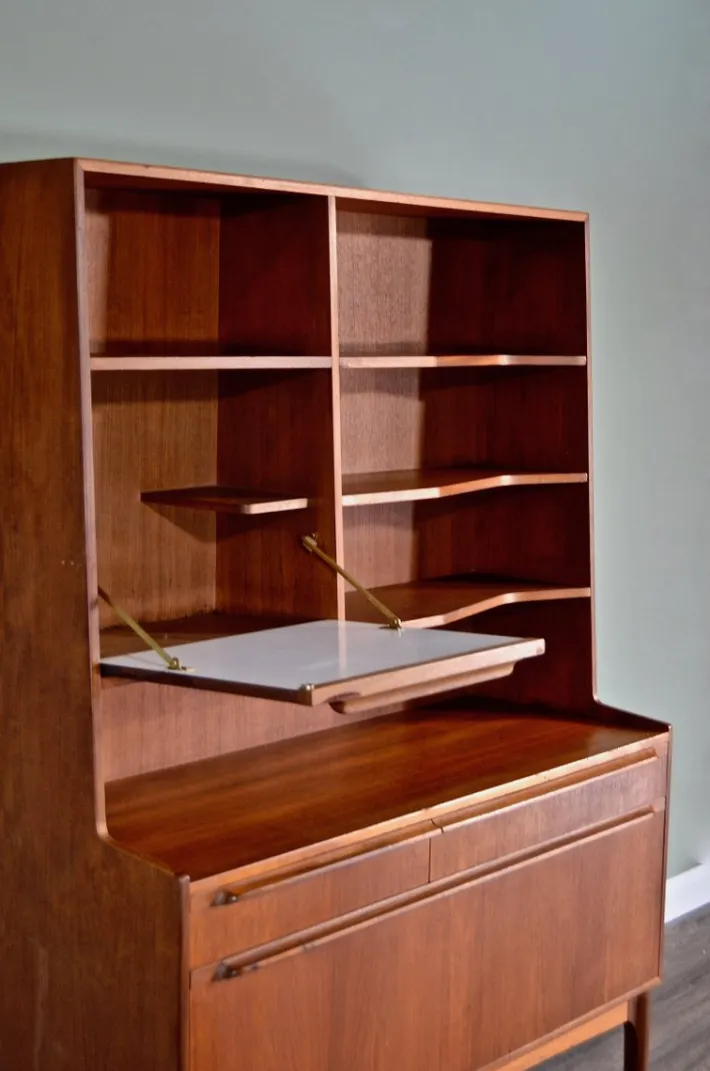 Pamono Mid-Century Modern Teak Secretaire from McIntosh, 1960s Best