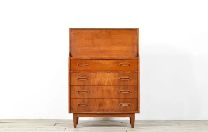 Pamono Mid-Century Modern Teak Secretaire from Jentique, 1960s New