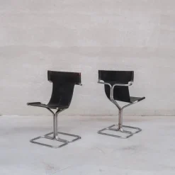 Pamono Mid-Century Modern Topos Dining Chairs by Gruppo Dam for Busnelli, 1970s, Set of 4 Online