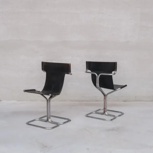 Pamono Mid-Century Modern Topos Dining Chairs by Gruppo Dam for Busnelli, 1970s, Set of 4 Online