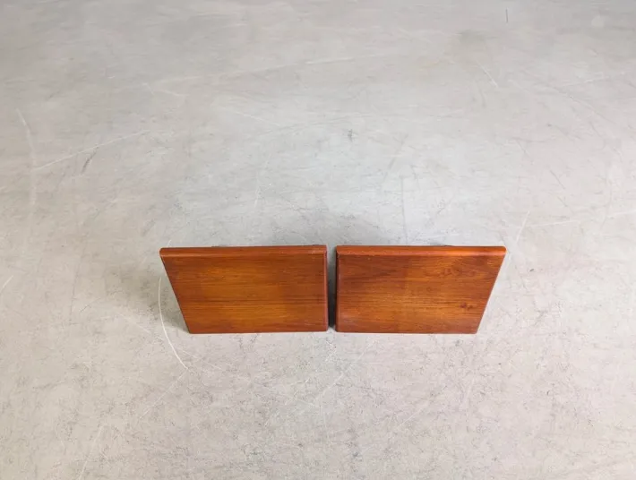 Pamono Midcentury Modern Wall Consoles in Teak, 1960, Set of 2 Sale