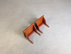 Pamono Midcentury Modern Wall Consoles in Teak, 1960, Set of 2 Sale