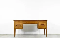 Pamono Mid-Century Modern Walnut Desk from A Younger Ltd, 1960s Hot