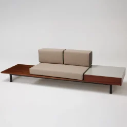 Pamono Mid-Century Modern Wood Bench attributed to Charlotte Perriand for Cansado, 1958 Clearance