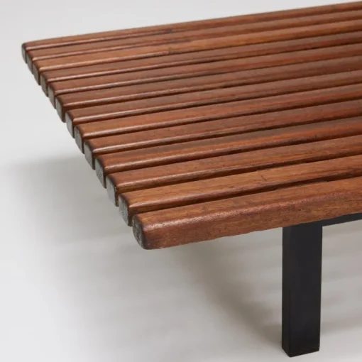 Pamono Mid-Century Modern Wood Bench attributed to Charlotte Perriand for Cansado, 1958 Clearance