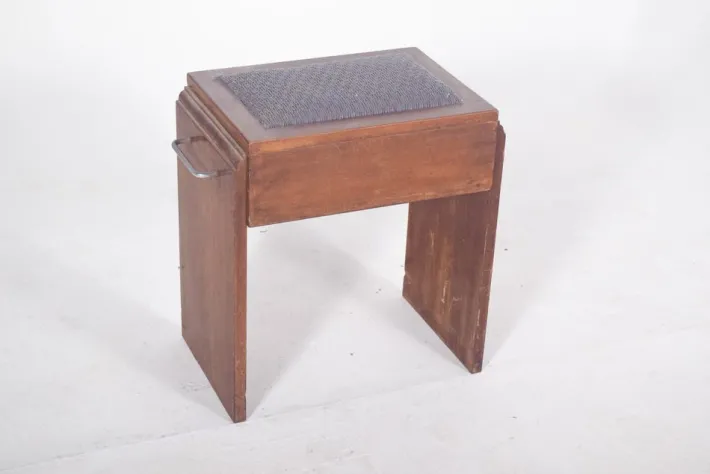Pamono Mid-Century Modern Wooden Piano Bench