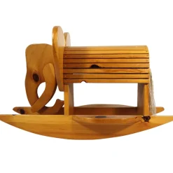 Pamono Mid-Century Modern Wooden Rocking Elephant Clearance