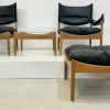 Pamono Mid-Century Modus Armchair, Table & Stool in Oak by Kristian Solmer Vedel for Soren Willadsen, Denmark, 1960s, Set of 4 Best