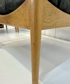 Pamono Mid-Century Modus Armchair, Table & Stool in Oak by Kristian Solmer Vedel for Soren Willadsen, Denmark, 1960s, Set of 4 Best