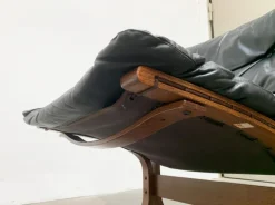 Pamono Mid-Century Norwegian Siesta Lounge Chairs and Glass Side Table Set by Ingmar Relling for Westnofa, Set of 3 Hot