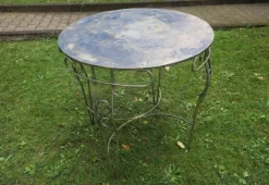 Pamono Mid-Century Painted Garden Patio Table, 1960s Discount